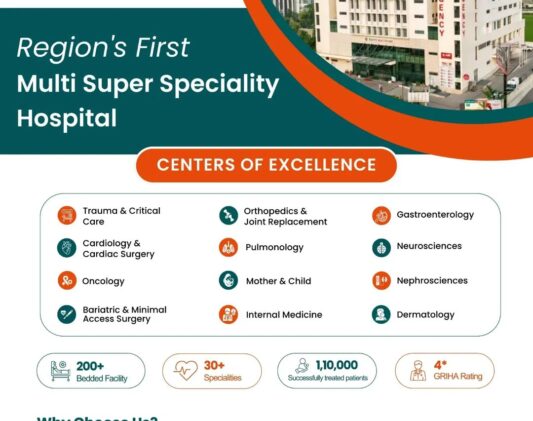 Region’s first Multi Super Speciality Hospital in Gurugram, dedicated to excellence in patient